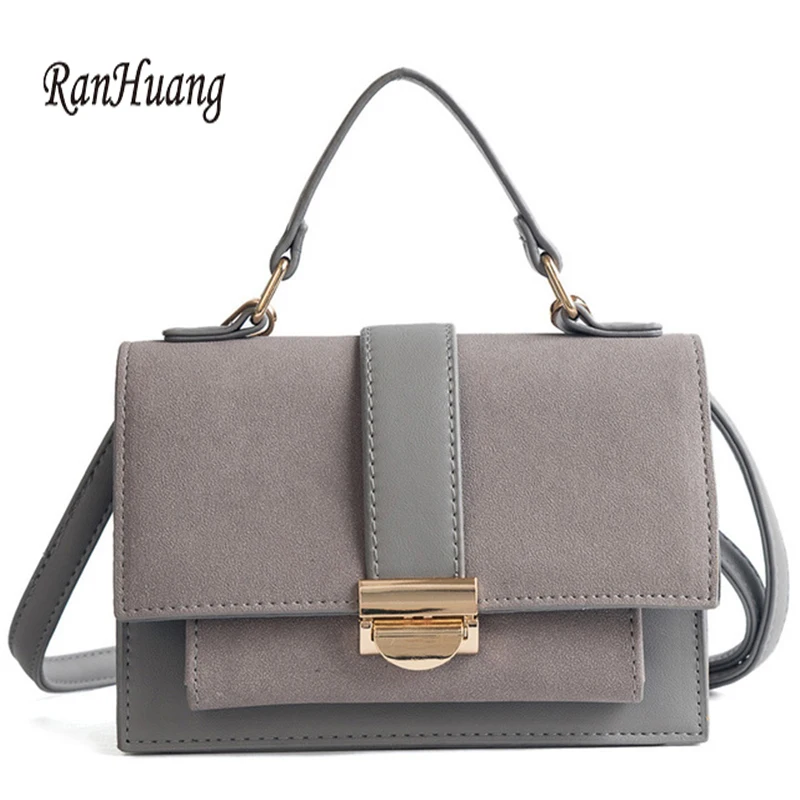 RanHuang New Arrive 2021 Fashion Women Shoulder Bags Small Handbags Pu Leather Women's Messenger Bags Csual Crossbody Bags Pink