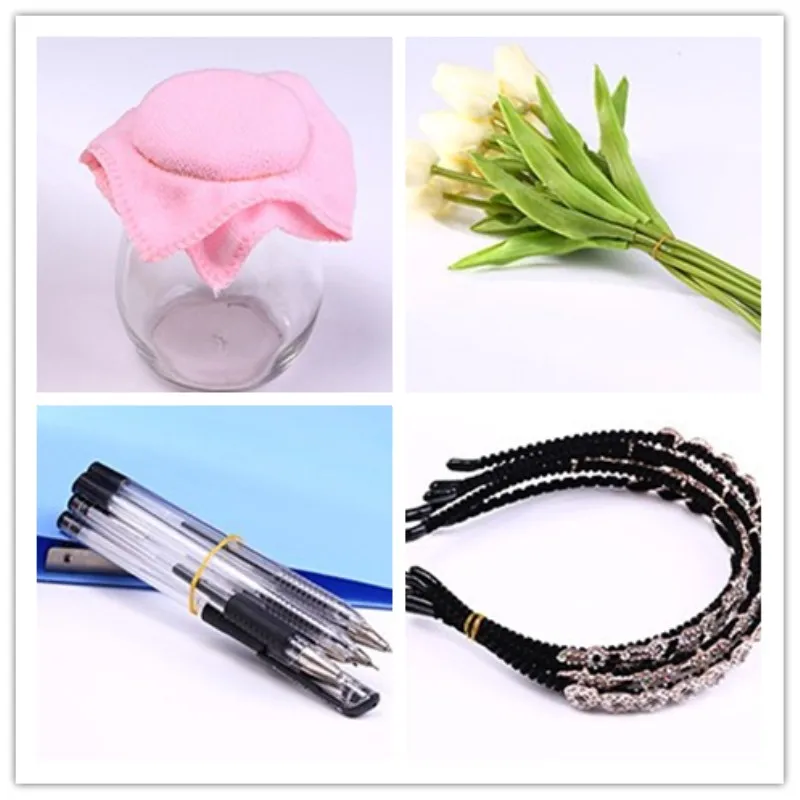 38mm Elastic Rubber Bands Bank Paper Bills Money Stretchable Band Sturdy Stretchable Rubber Elastics Bands for Home Office