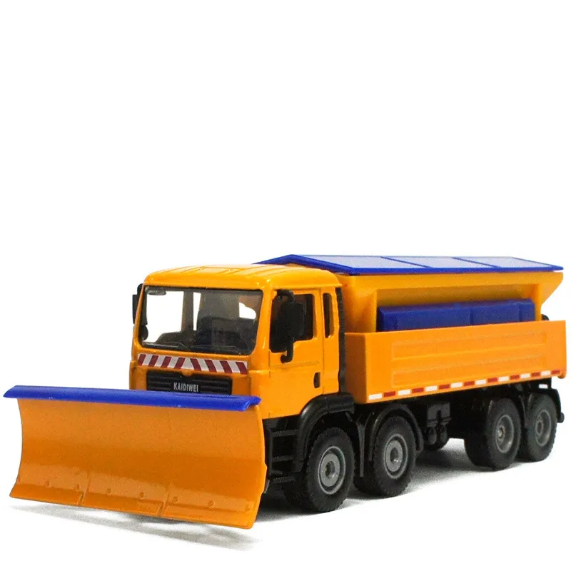 High quality 1:50 shoveling snow alloy model,die casting engineering transport car model,children's fine gift collection