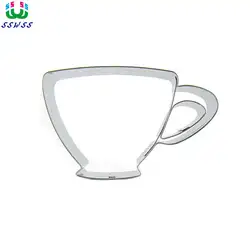 Super Coffee Cup Shape Cake Decorating Fondant Cutters Tools,Daily Supplies Cookie Stainless steel Baking Molds,Direct Selling