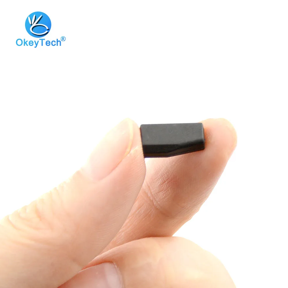 

OkeyTech 1pcs/lot 4D60 40 Bits Transponder Car Key Chip Carbon Blank 4D60 For Ford Fiesta Connect Focus Mondeo Ka Jaguar Hyundai