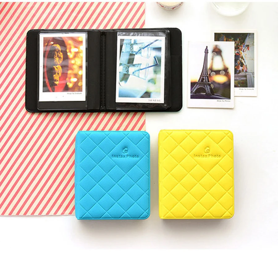 Альбом с 32 карманами для Fujifilm Instax instant Mini 9, 8, 7s, 70, 25, 50s, 90 мини-пленок, 3/4 дюйма, фотобумага