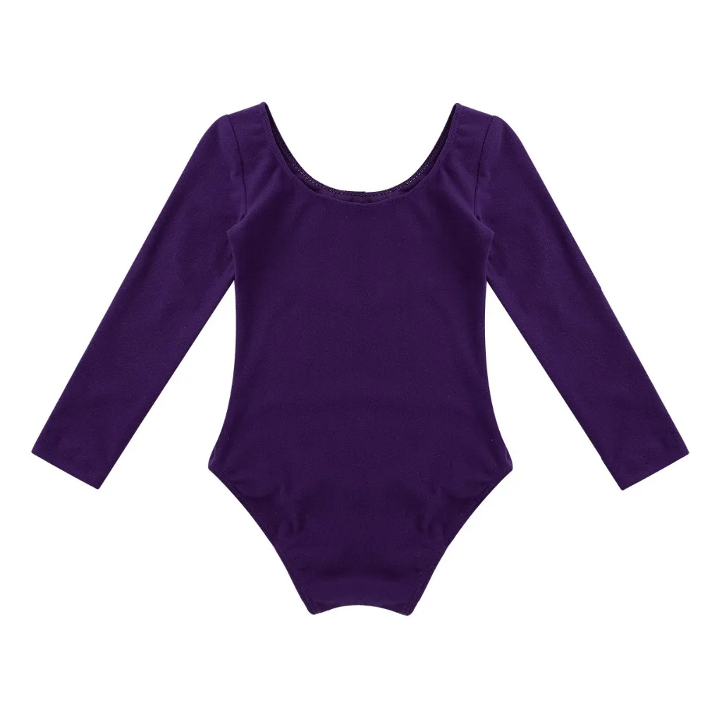 Ballet Dance Costumes Long Sleeve Turnpakje Ballet Jersey Dance Bodysuit Gymnastics Leotard for Girls Ballet Tutu Dancerwear