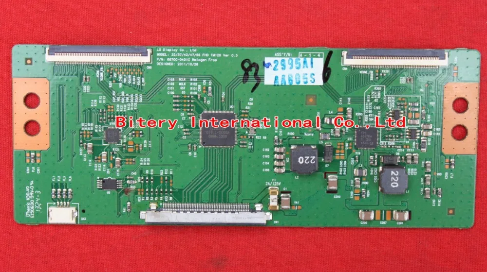 T-CON board LC 37 42 47 55 FHD TM120 VER 0.2 6870C-0401B 6870C-0401C for LG LED LCD TV logic board