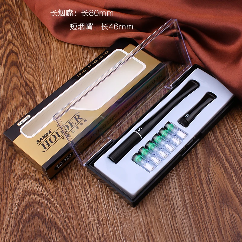 Filter Type Cigarette Holder Men Creative Long Short Mouthpiece Replace the Standard Cigarette Smoking Pipes Filter