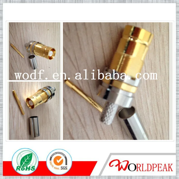 

Free shipping 1.6/5.6 female bulkhead straight crimp for flex2 BT3002 cable