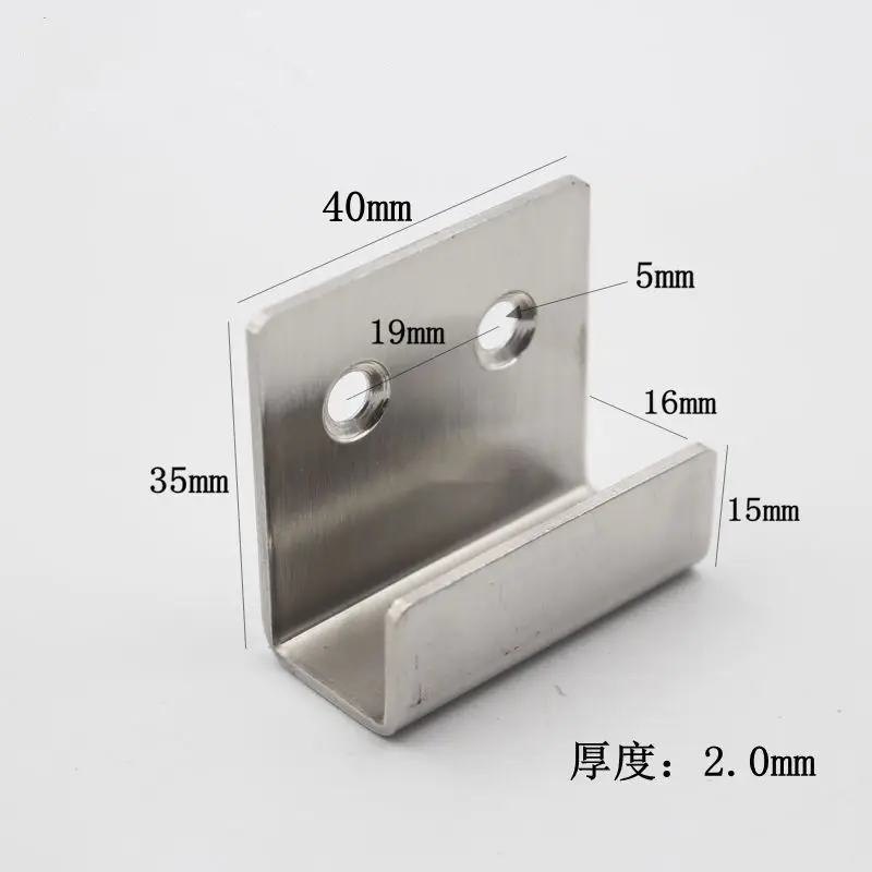 

Stainless Steel Ceramic Tile Display Wall hooks Glass Wood Sample Display Wall Bracket F20173596