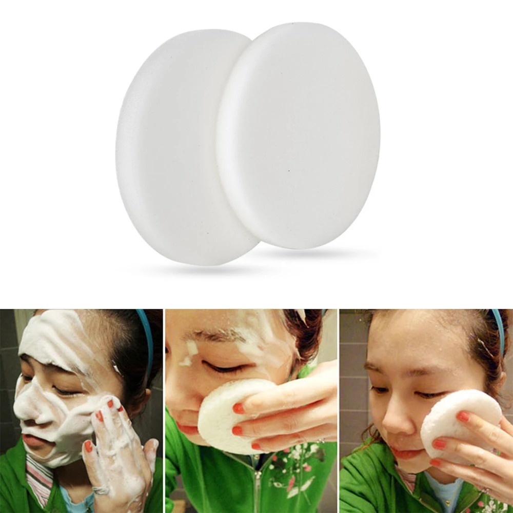 10 Pcs/Pack One Time Facial Cleansing Massage Makeup Remover Sponge Deep Cleaning Wash Face Clean Care Tool Make Up Cotton Tool