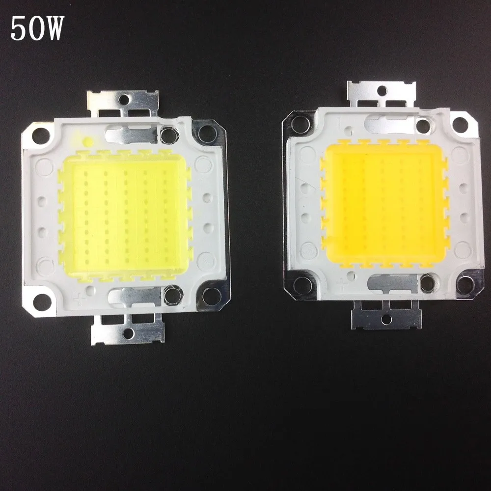 Lámpara led superbrillante para exteriores, fuente de 10W, 20W, 30W, 50W, 100W, Chip de alta potencia para reflector LED, luz blanca/cálida F