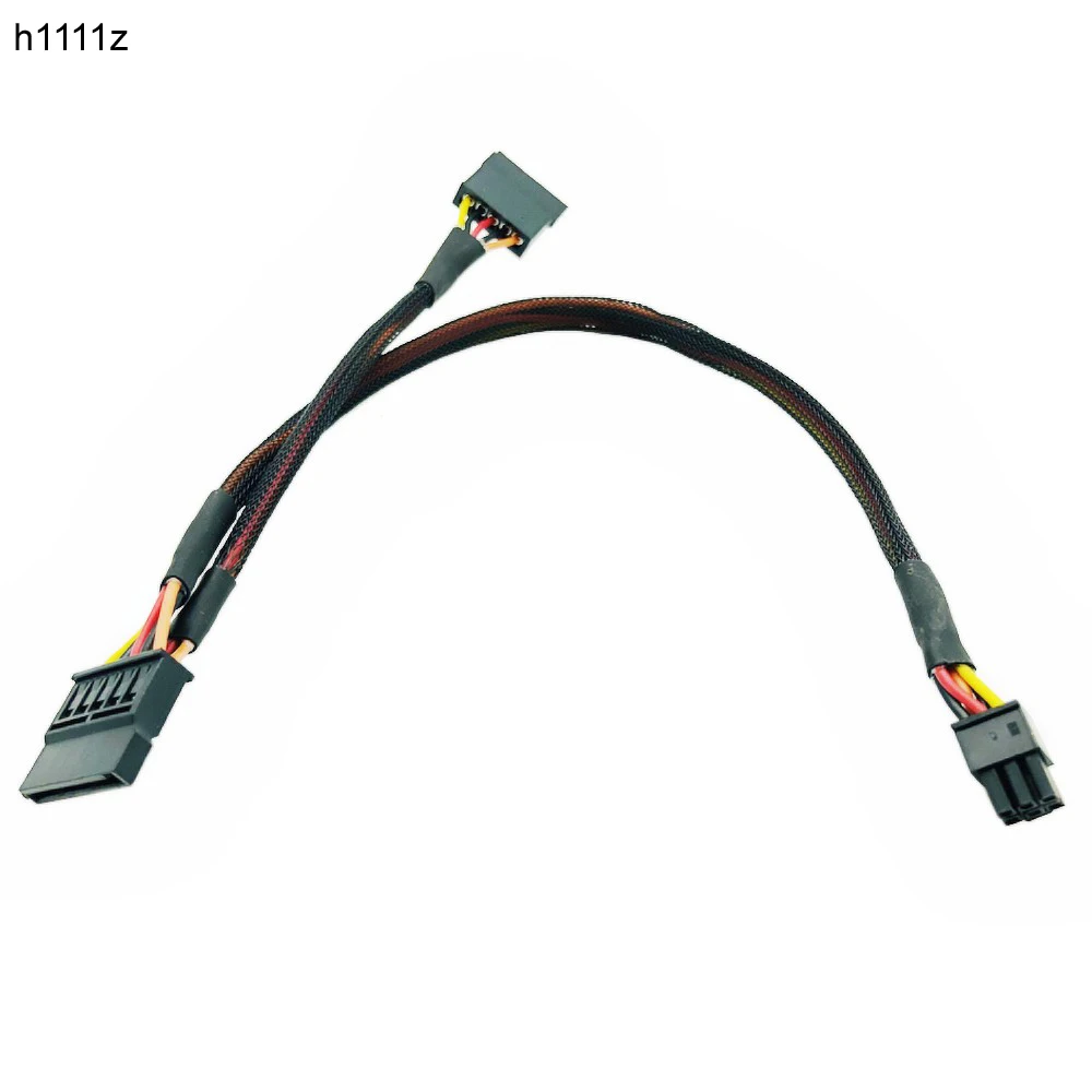 6Pin to Splitter 15Pin SATA Power Cable for DELL Vostro 3650 3653 3655 Desktop Computer HDD SSD Power Supply Expansion Cable NEW