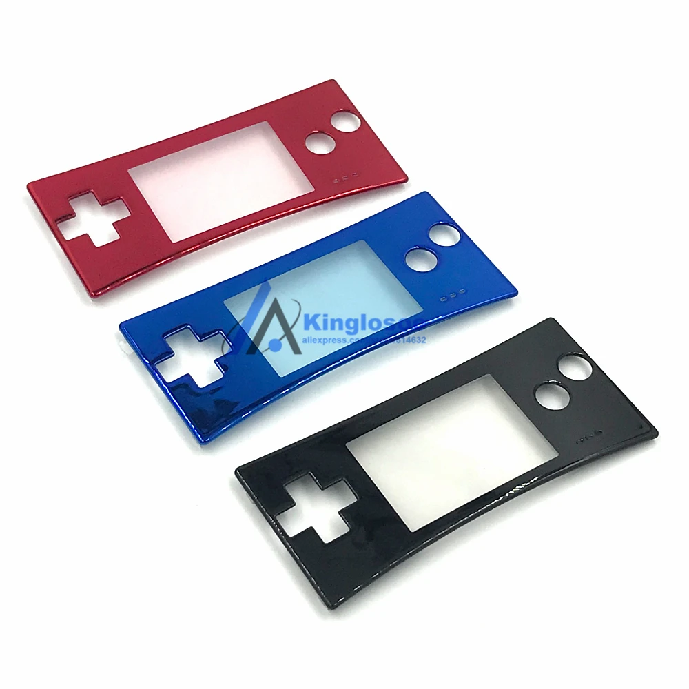 Substituição do escudo dianteiro para gameboy micro capa de placa frontal para acessórios de habitação gbm