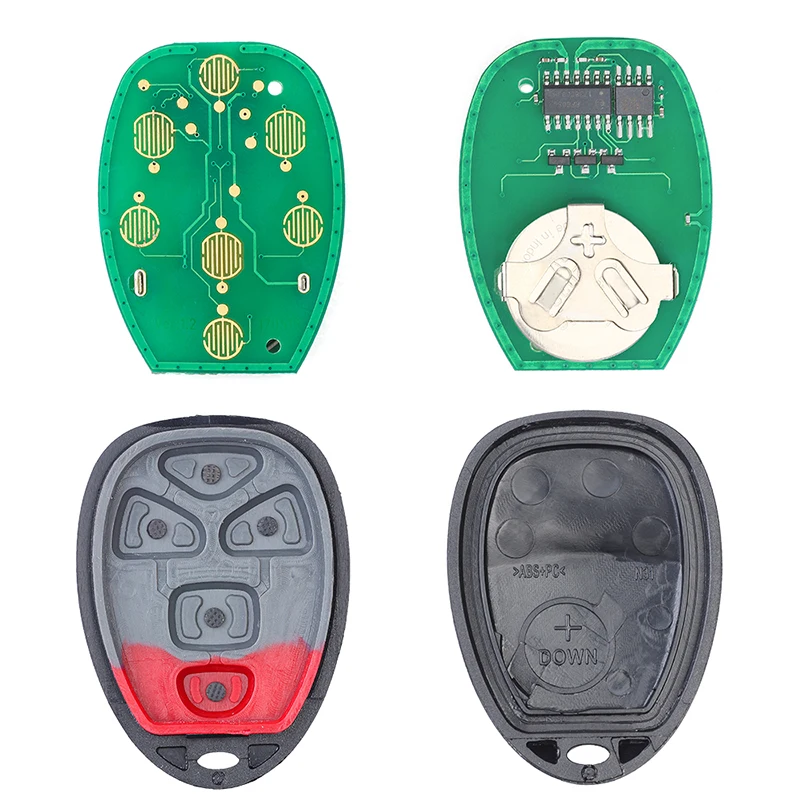 KEYECU 315MHz FCC ID: KOBGT04A Part # 22733524 Keyless Entry 4+1 5 Button Remote Key Fob for Buick Chevrolet Pontiac G5