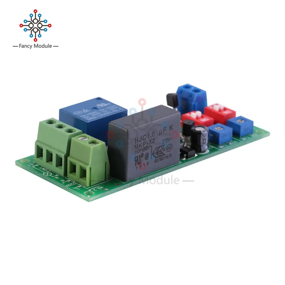 Dual Time Adjustable Cycle Delay Timing Relay Repeat ON OFF Switch Infinite Loop Timer Module AC 100V 110V 120V 220V 230V 240V
