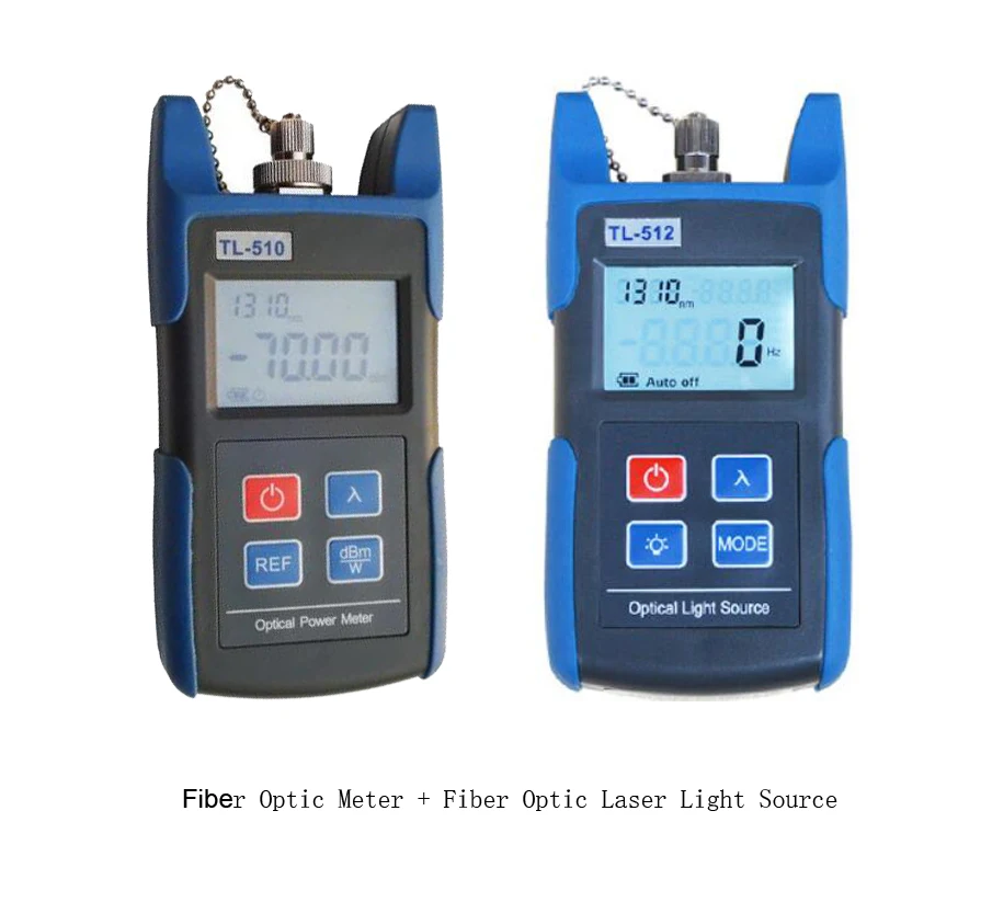 TL-512 1310/1550nm Fiber optic light source +TL-510 -70~+10dBm or  Fiber Optic Power Meter