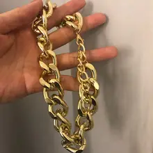 Gold Aluminum Cuban Necklace #6