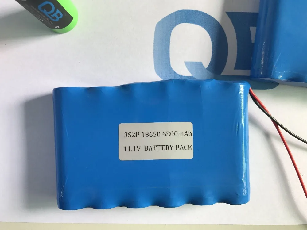 

3S2P 18650 11.1V 4400mah 5200mah 6000mah 6200mah 6400mah 6800mah 7000mAh for 18650 battery pack