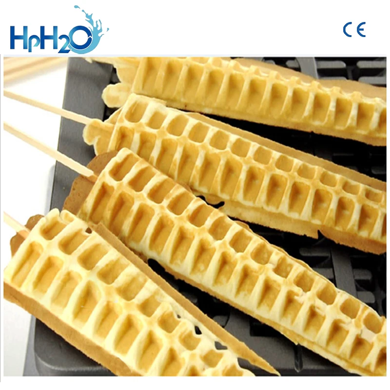 China popular lolly sticks waffle maker machine lolly waffle iron brussels waffle make Christmas Tree Waffle Machine