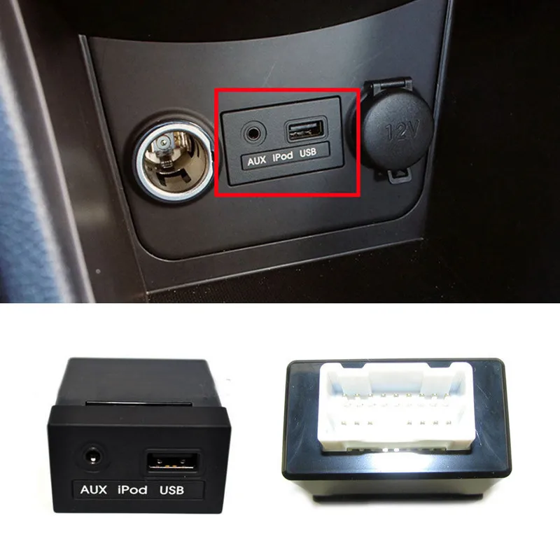 961201R000RY Console AUX USB Jack Assy For Hyundai Accent Solaris 2011 2012 2013 2014 2015