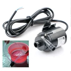 12V DC Electric Mini Water Pump Micro Brushless Submersible Pump Circulation Pump for Aquarium Fountain Medical Cooling 280L/H