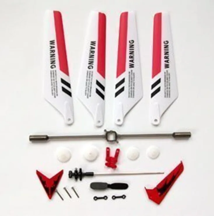 Syma S107 S107G RC Helicopter Replacement Spare Part(Blades,Shaft,Tail Decorations, Tail, Balance Bar, Gear Set,Buckle)