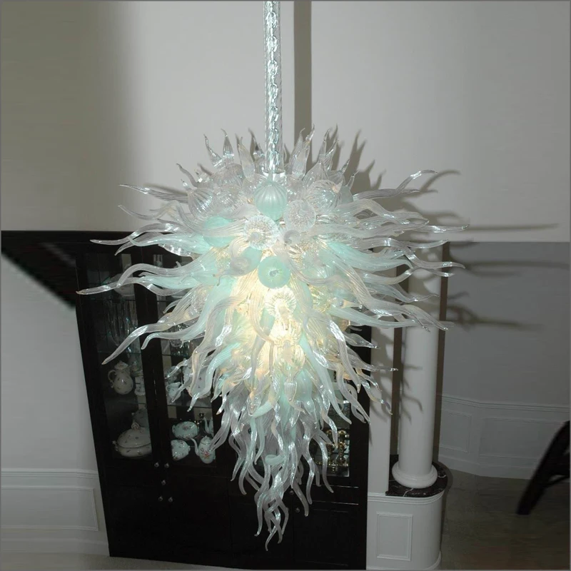 

Simple Designed Blown Glass LED Chandelier Mini CheapNew Arrival Cheap Price Custom Made Pendant Lamps hand blown lights