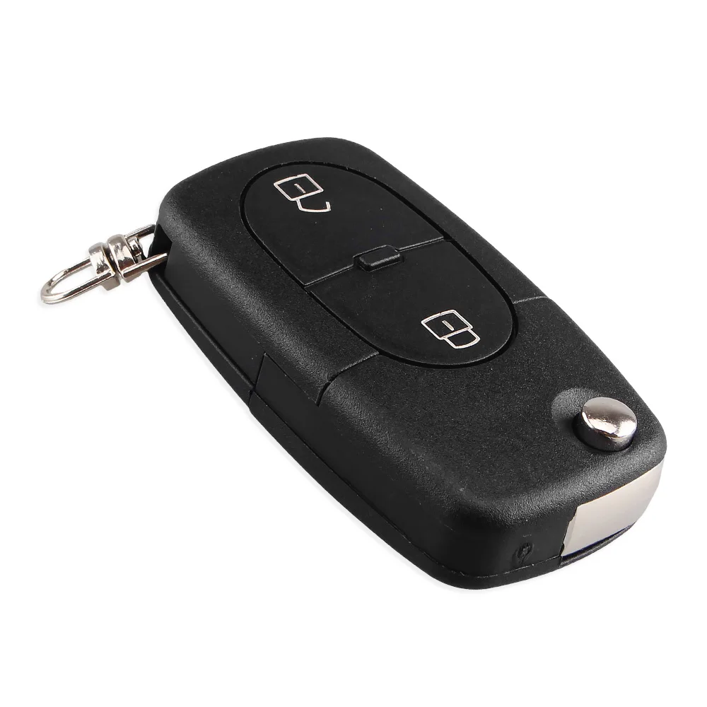 KEYYOU Car Remote Key Shell Case Fob For Volkswagen VW MK4 Golf B5 B6 Bora Passat Golf 4 5 6 CR1616 Flip Car Key Case