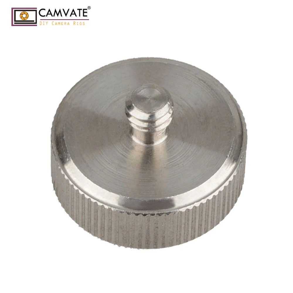 CAMCATE الفولاذ المقاوم للصدأ القياسية تحويل موصل محول مع 3/8 "-16 أنثى إلى 1/4"-20 ذكر للكاميرا و ترايبود و Monopod جديد