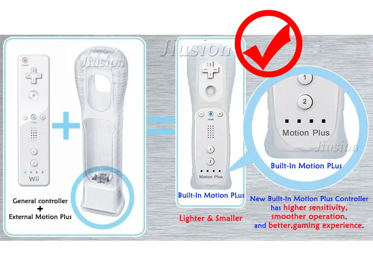 任天堂 wii 2 で 1 ワイヤレスリモートコントローラー内蔵モーションプラス用ヌンチャクゲームパッドジョイスティックビデオゲームアクセサリー