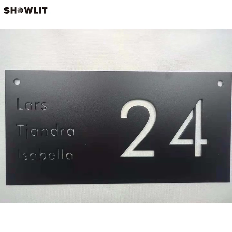 

6''*12'' Modern Name Plate Home Name Plate with Door Number