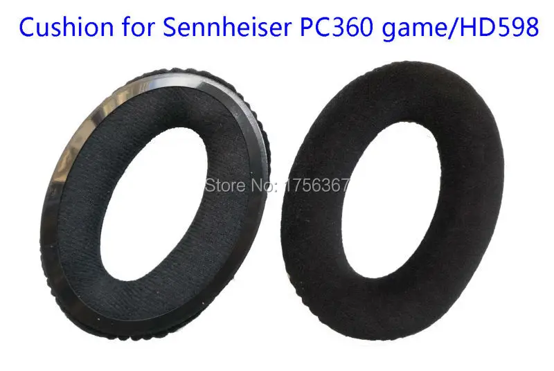 Original Replacement Ear Pads for Sennheiser PC360 PC363D GAME PC350 G4ME ZERO/G4ME ONE HD599 HD598 Headset (flannel)