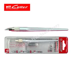 Japan NT Cutter D-400GP  Aluminum Die-Cast Holder Art Knife with  BDC-200P 30 Degree Blades and BDA-200P 45 Degree Blades