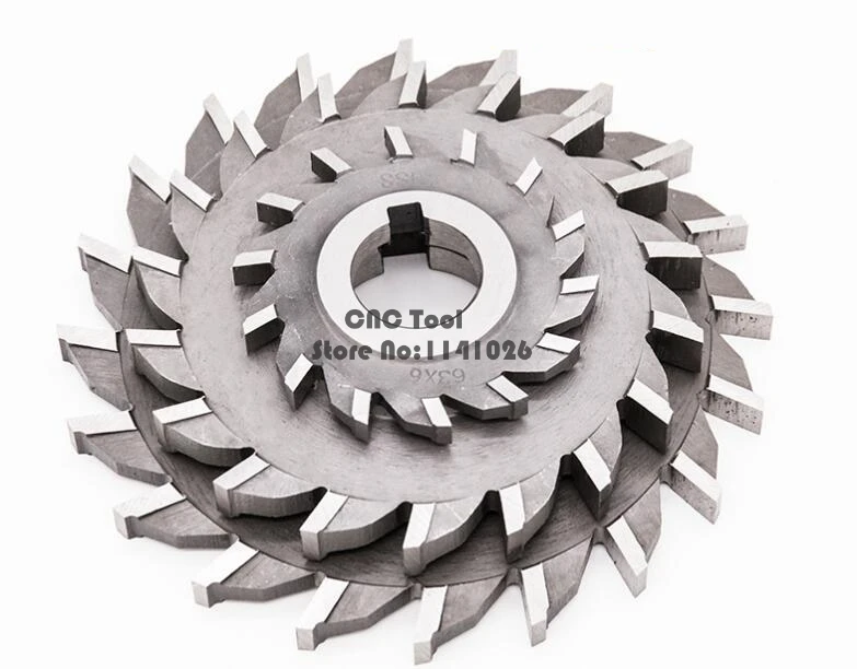 1PCS 50mm 63mm 75mm 80mm 100mm 125mm 150mm HSS Three Straight Tooth Blade Face Milling Cutter,4/5mm/6mm/8mm/10mm/12mm thickness