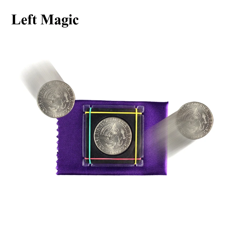 Coin Escape Magic Tricks Coin Flight For Kids Beginner Magicians Fantastic Coin Disappearing Magic Props E3037