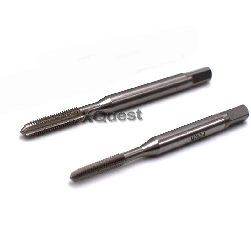 XQuest HSS Handgewindebohrer M6x0.75 M6x0.5, Konischer Gewindebohrer M7x0.75 M7x0.5 M7x1, Metrischer Feingewindebohrer mit gerader Nut M8x0.5 M8x1 M9x0.75 – Detail 3