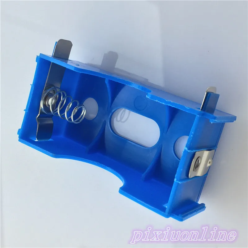 1pcs/lot J082Y Blue Plastic Battery Box Contain one D Battery for Experiment Use and Technology DIY Making High Quality On Sale