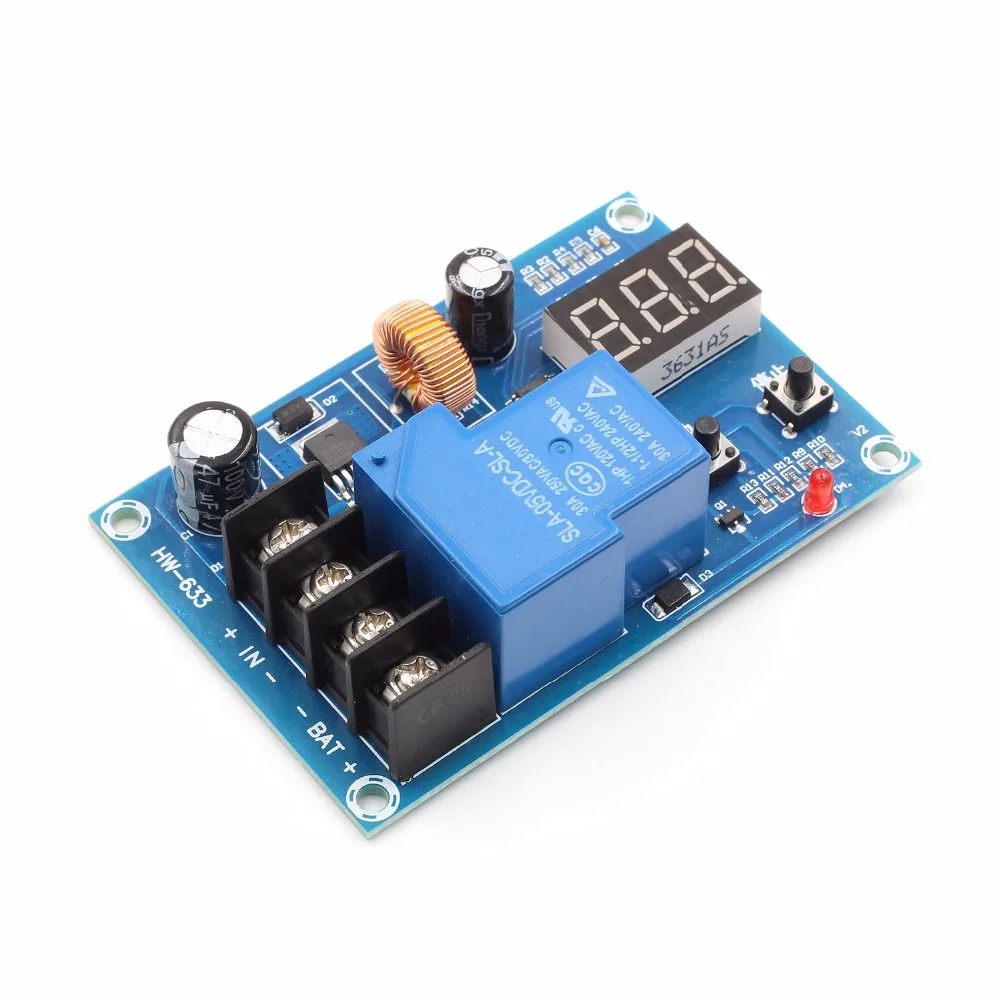 XH-M604 Battery Charger Control Module DC 6-60V Storage Lithium Battery Charging Control Switch Protection Board