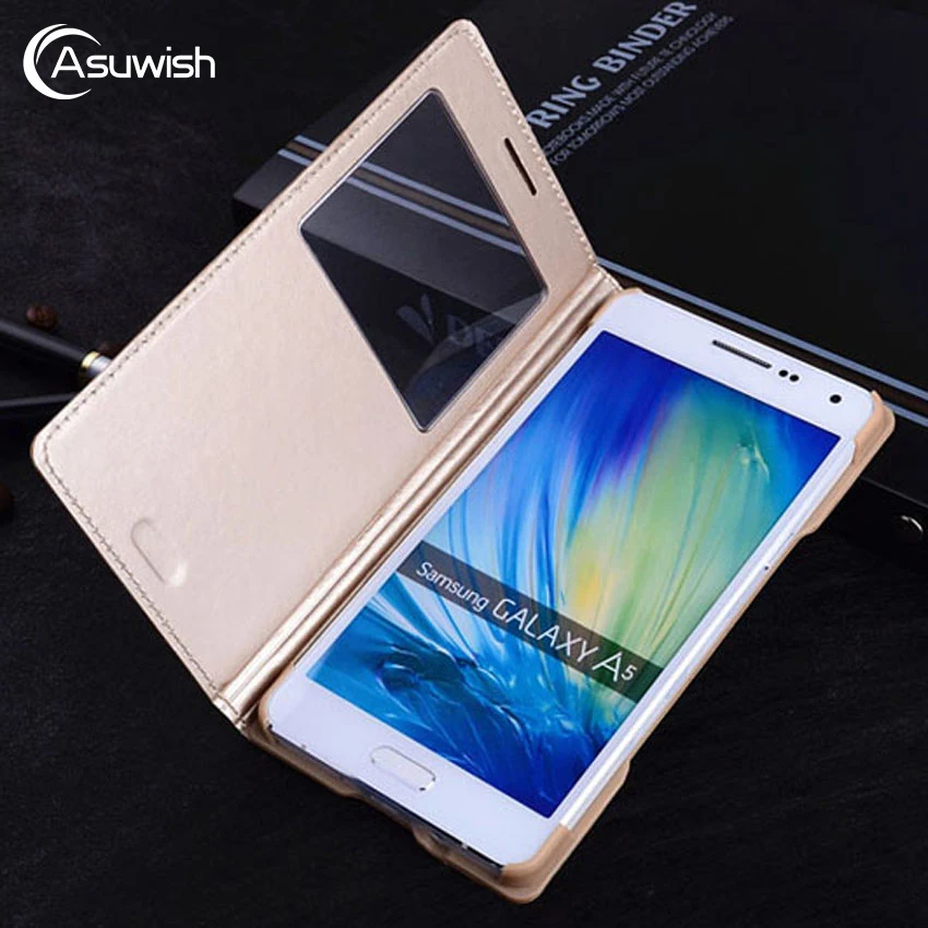 Magnetic Smart Flip Cover Leather Phone Case For Samsung Galaxy A5 2015 A 5 7 A7 A52015 SM A500 A500F A700 A700F SM-A500F View