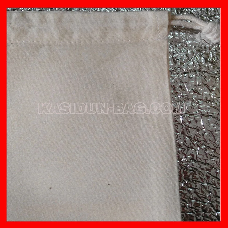 100pcs Wholesale Eco Natural Drawstring Cotton Bags Bulk 15x21cm(6x8