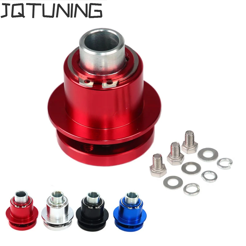 JQTUNING-360 Degree Racing Aluminum Steering-Wheel-Quick-Release-Disconnect-Hub-IMCA