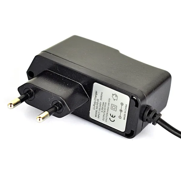 110 فولت 220 فولت شاحن الطاقة مصباح يدوي قابل لإعادة الشحن شاحن بطارية 18650 بطارية ليثيوم 4.2 فولت شاحن الاتحاد الأوروبي التوصيل