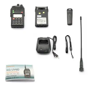 Wouxun KG-UV6D Dvoupásmová obousměrná radiostanice s baterií 1700 mAh, schválení CE FCC UV6D KG-UV6X UHF VHF amatérská radiostanice, dálkové SOS 10 nejlepší prodej wouxun kg - №9