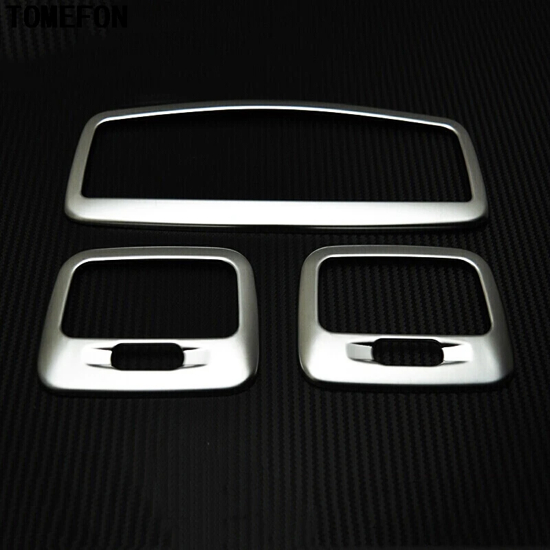 For Mitsubishi Outlander 2013 2014 2015 2016 2017 ABS Chorme Car Interior Front Rear Reading Light Lamp Cover Trim Decoration