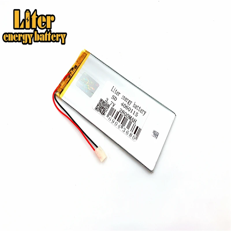 3.7V polymer lithium battery 4060115 3860115 2800mAh  w17 pro7 inch Tablet PC battery all brand tablet