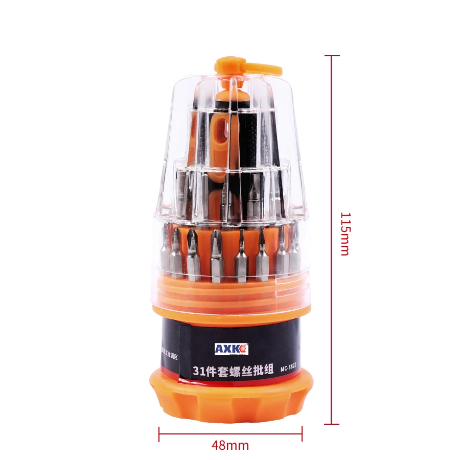 AXK 35 in 1 Screwdriver Set Home Useful Multi Tool Multi-Bit Tools Repair Torx Screw Driver Screwdrivers Kit Hand Tools