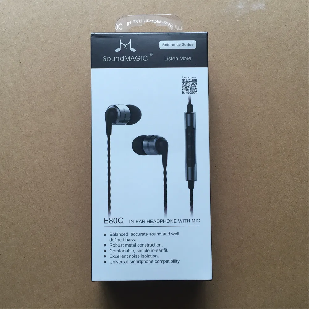 SoundMAGIC E80C In Ear Isolating Earphones with Mic and Volume Change Function for almost all Smartphones