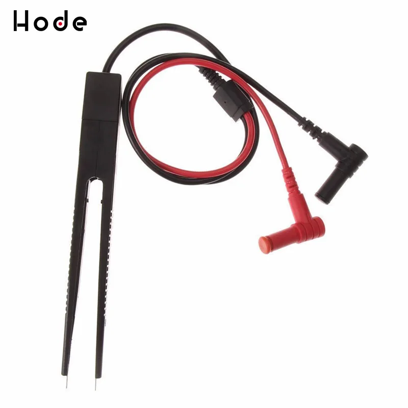 Digital Multimeter smd inductor test clip probe Tweezers for Resistor Multimeter Capacitor щупы для мультиметра