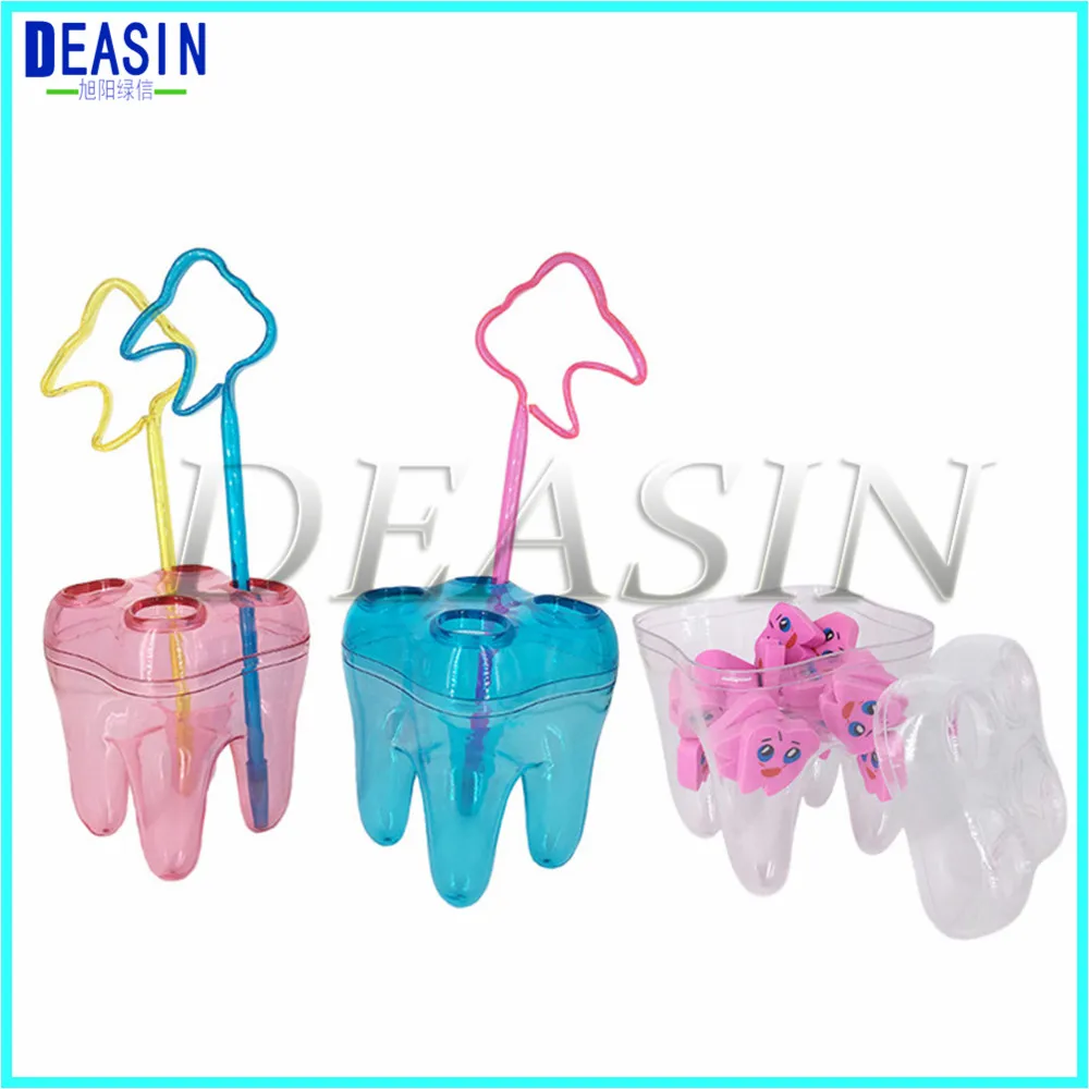 

10 pcs Tooth Shap Cute teeth shape storage box jar decorations for dental gifts