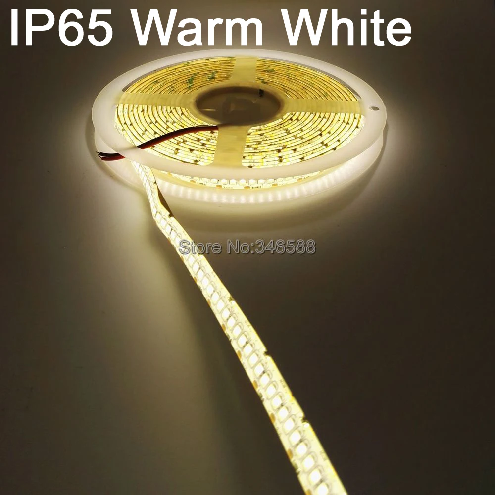 Imagem -05 - Fita Led Flexível para Decoração Fita de Diodo pc e tv Smd 240leds por m 1200leds Ip20 5m dc 12v 24v 2835