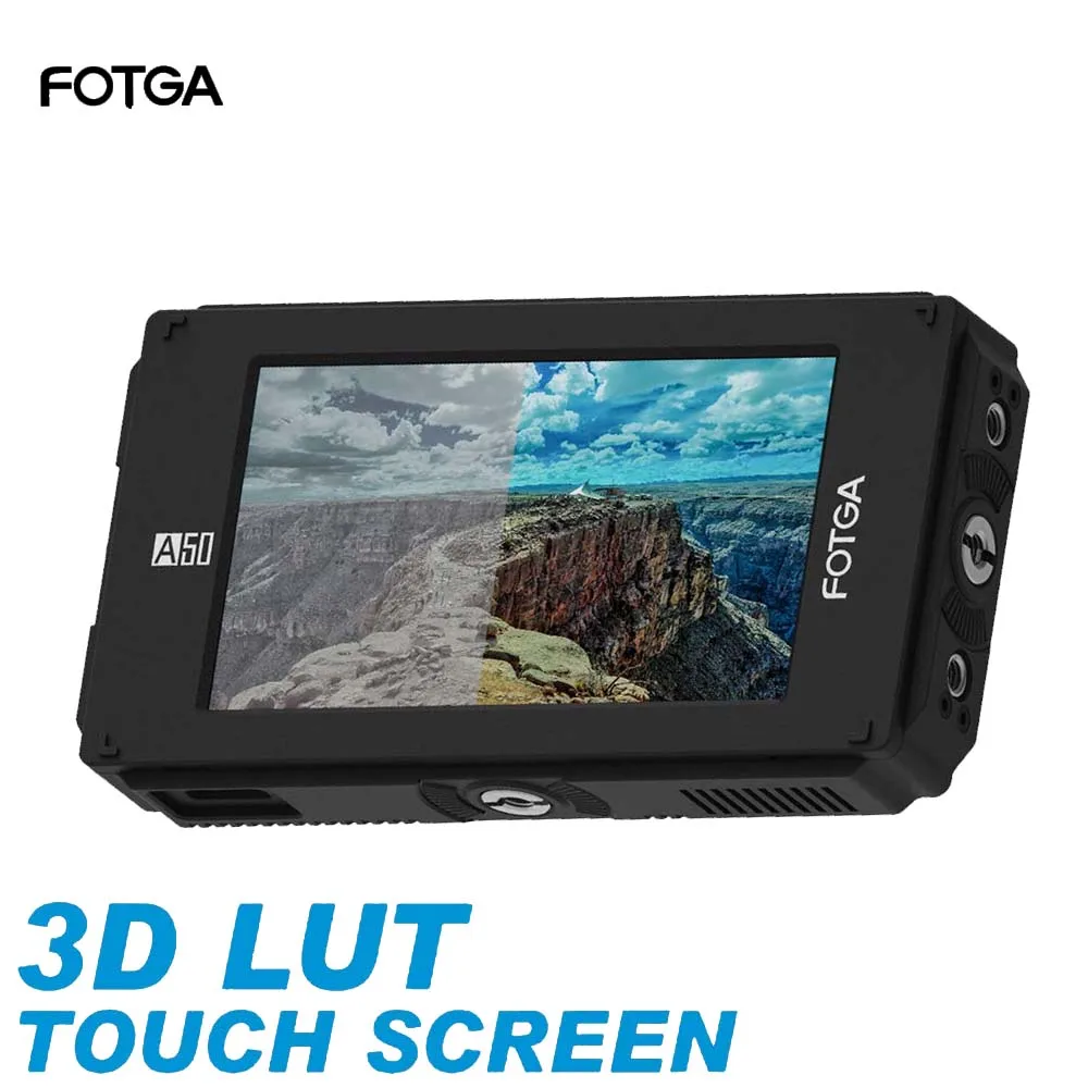 

Fotga DP500IIIS A50TL 5" FHD Video On-Camera Touch Screen Field Monitor 3D LUT ,700cd/m2,HDMI-compatible 4K for A6500