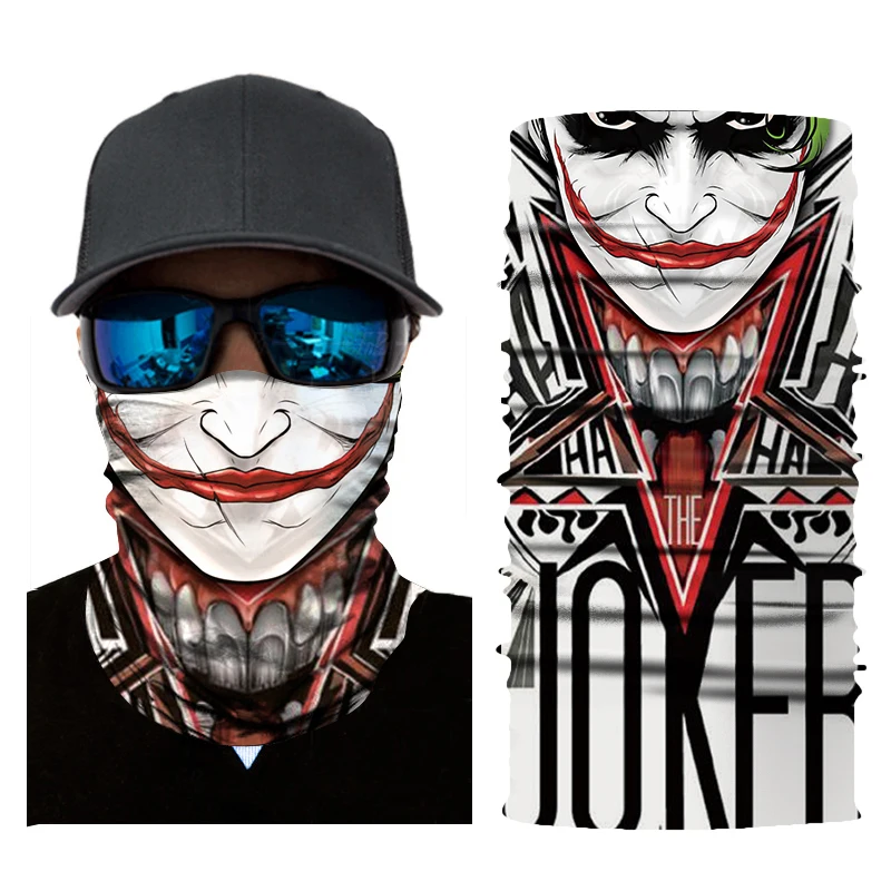 Motorcycle Mask Face Shield Balaclava Unisex Skull Face Mask Cycling Seamless Bandanas Ski Ghost Mascara Moto Biker Mask